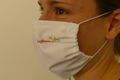 Mund-Nasen-Masken mit Loffenau Logo